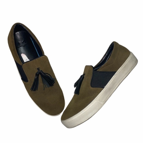Marc Fisher Sadee 2 Tassel Slip On suede Sneaker - Picture 3 of 3